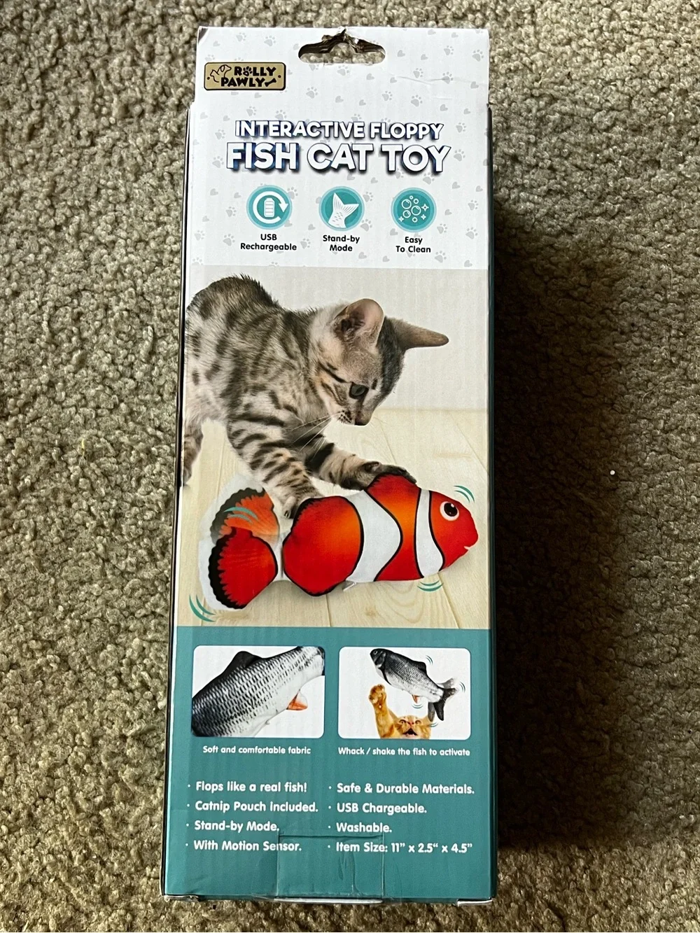 Floppy Fish Cat Toy